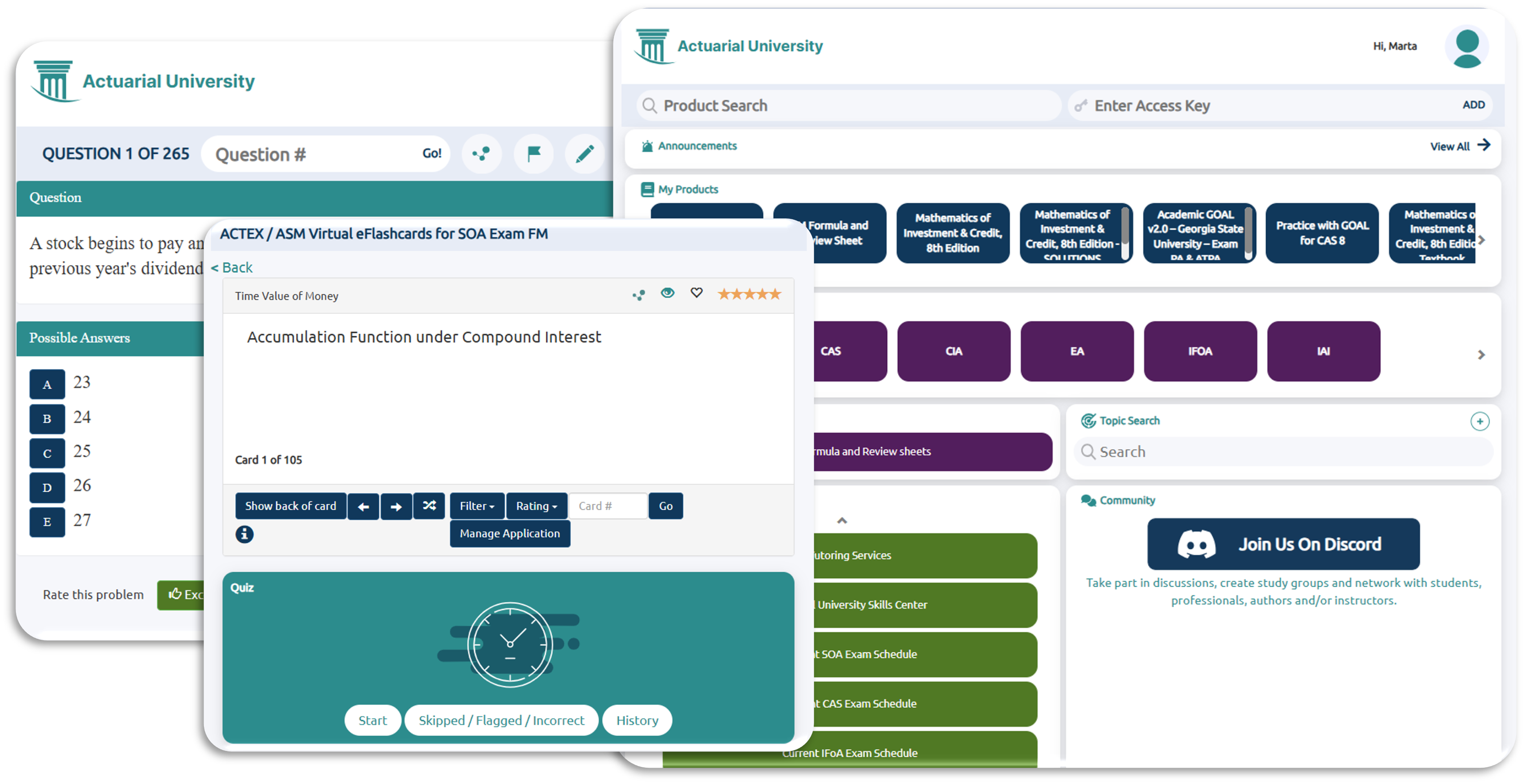 Meet Actuarial University,
your learning platform.